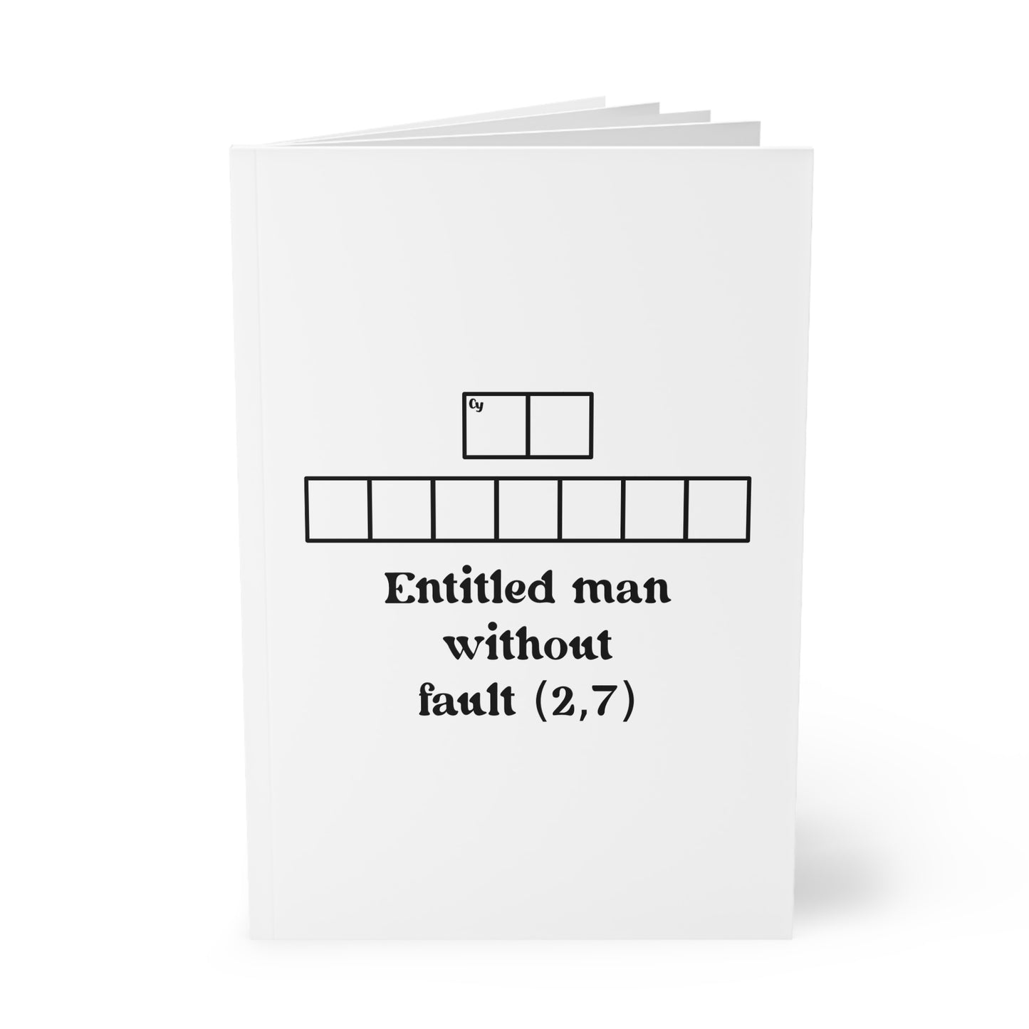 Cryptic Notebook, A5 - Personalised for Mr Perfect