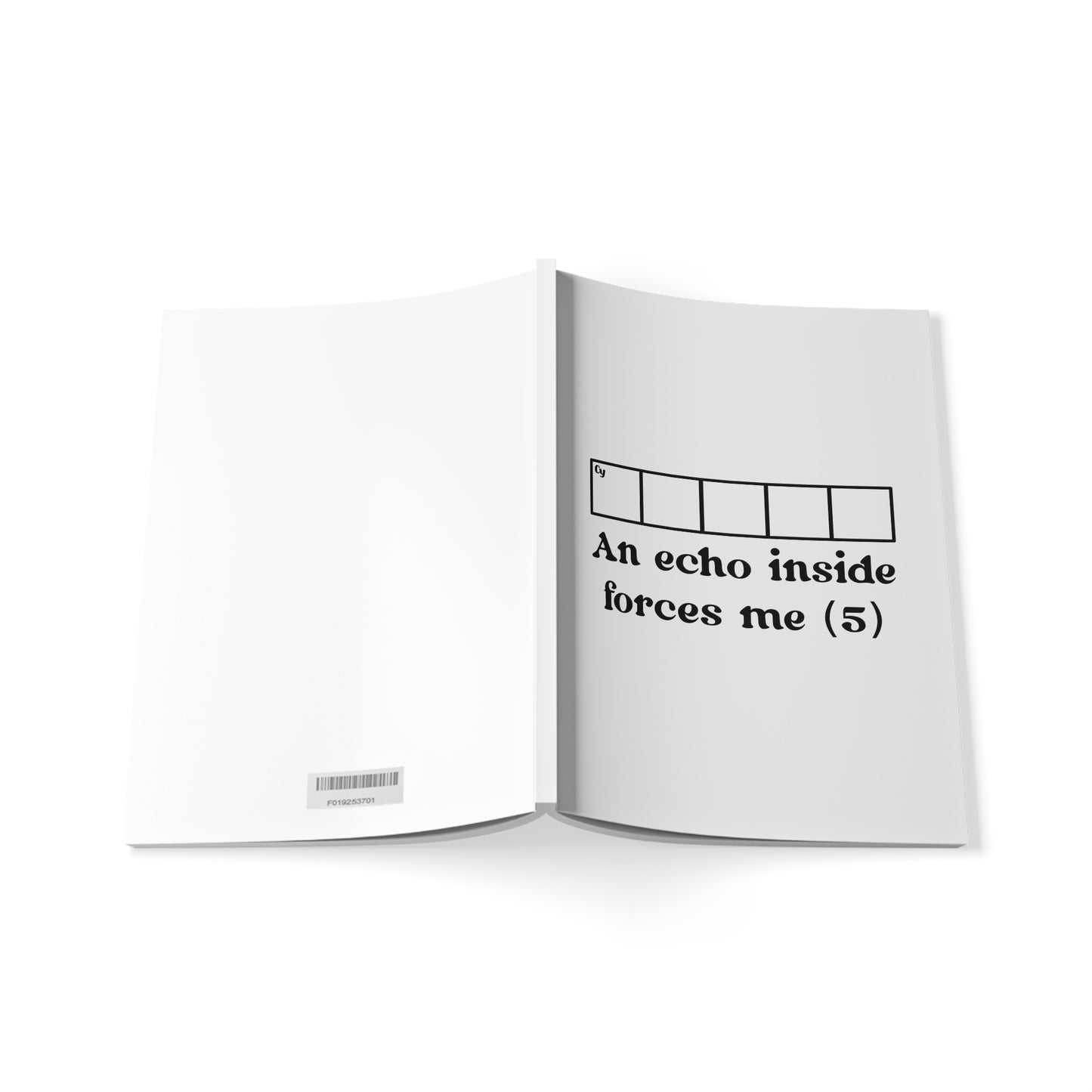 Cryptic Notebook, A5 - Personalised for James